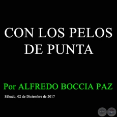 CON LOS PELOS DE PUNTA - Por ALFREDO BOCCIA PAZ - Sbado, 02 de Diciembre de 2017